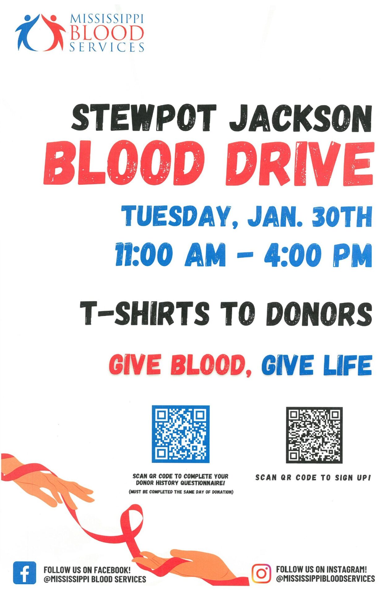 Stewpot Jackson Blood Drive